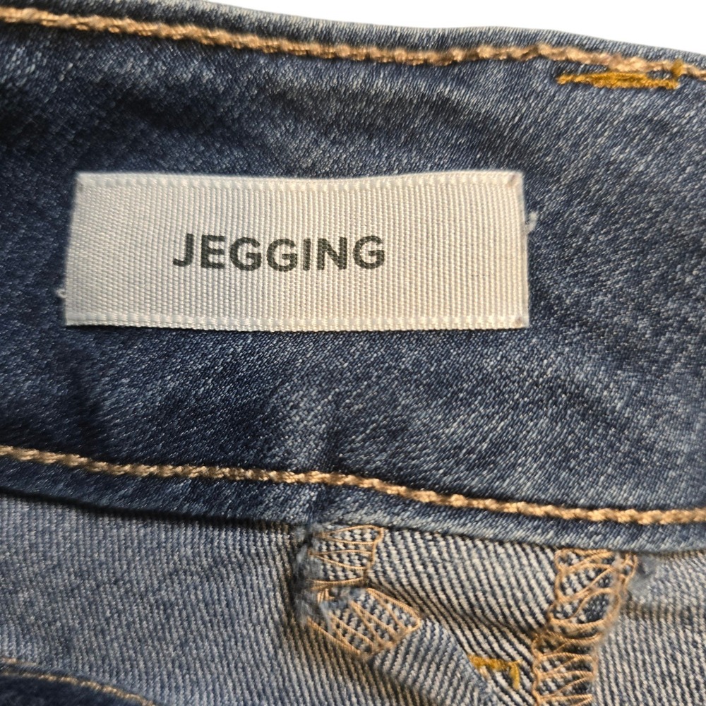 Torrid Women's Denim Mid-Wash Button High Rise Jeggings 26R or 4X - Picture 5 of 12
